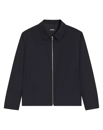 Hugo Boss - Slim-Fit Jakke - Dark Blue 